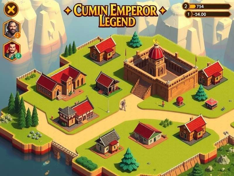 Cumin Emperor Legend city building interface